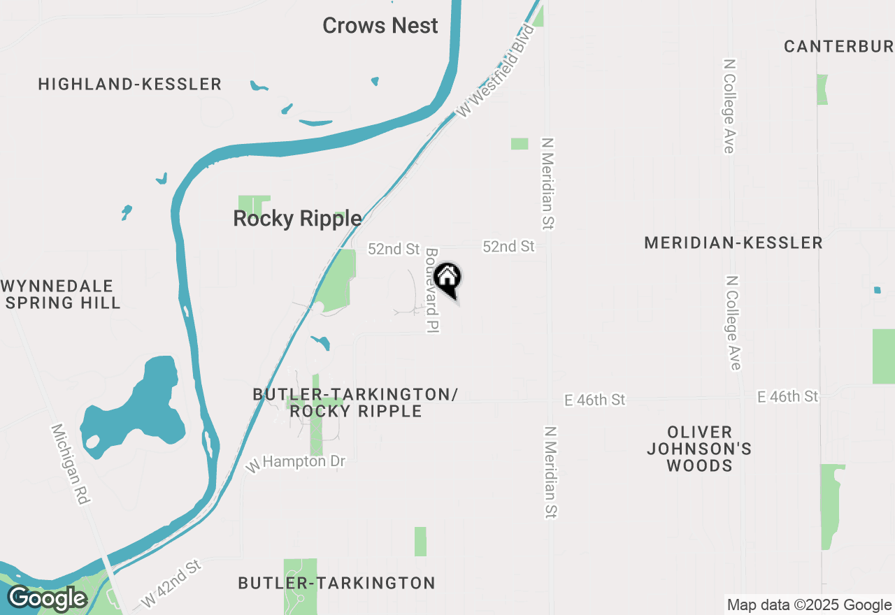 Map of 5012 Graceland Avenue, Indianapolis, IN 46208
