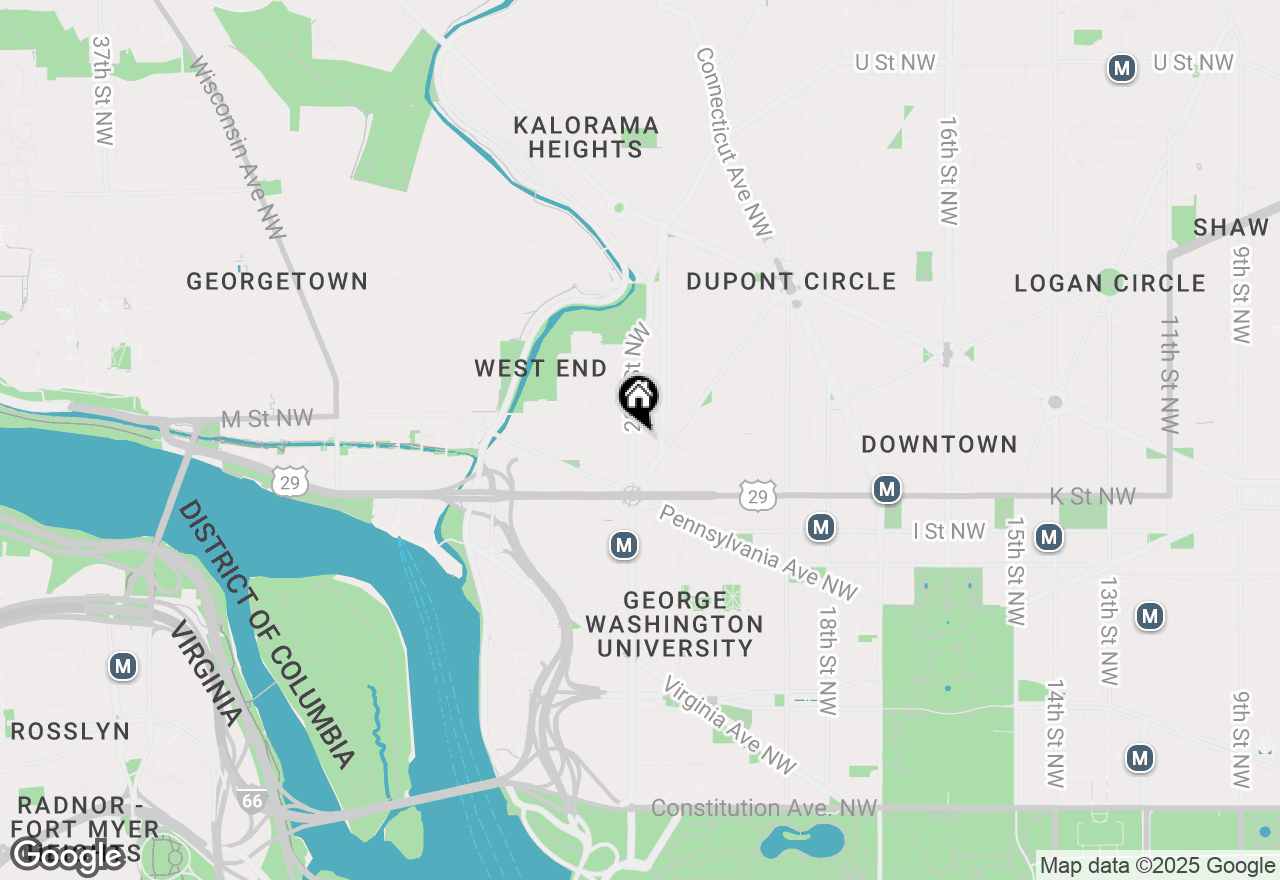 Map of 2201 L Street Nw #316, Washington, DC 20037