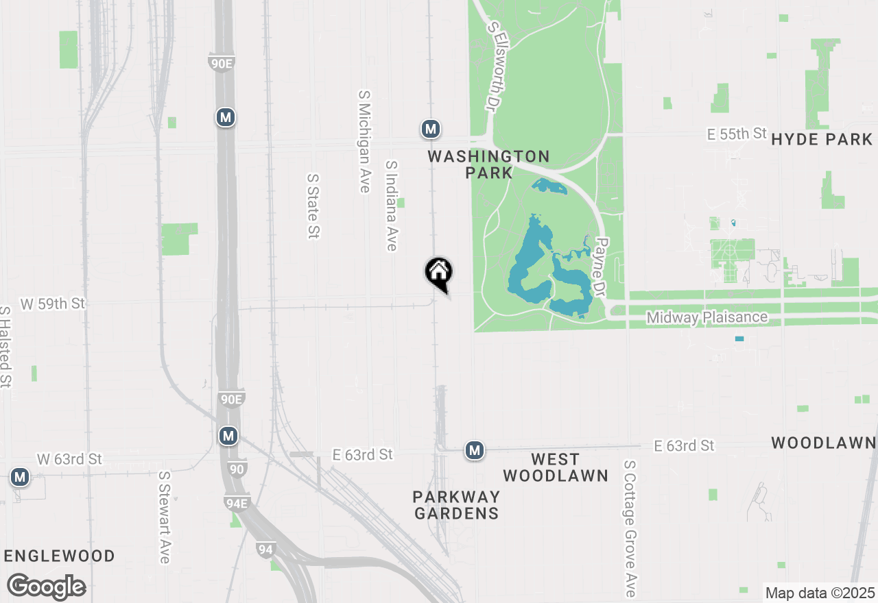 Map of 5906 S Calumet Avenue, Chicago, IL 60637