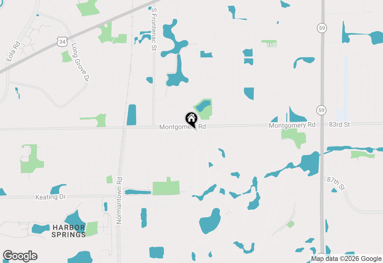 Map of 3700 Monarch Circle, Naperville, IL 60564