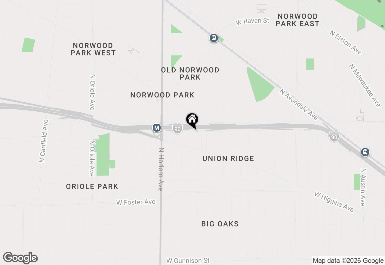 Map of 5526 N Nordica Avenue, Chicago, IL 60656