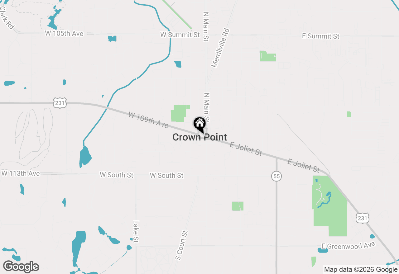 Map of 10263 Texas Street, Crown Point, IN 46307