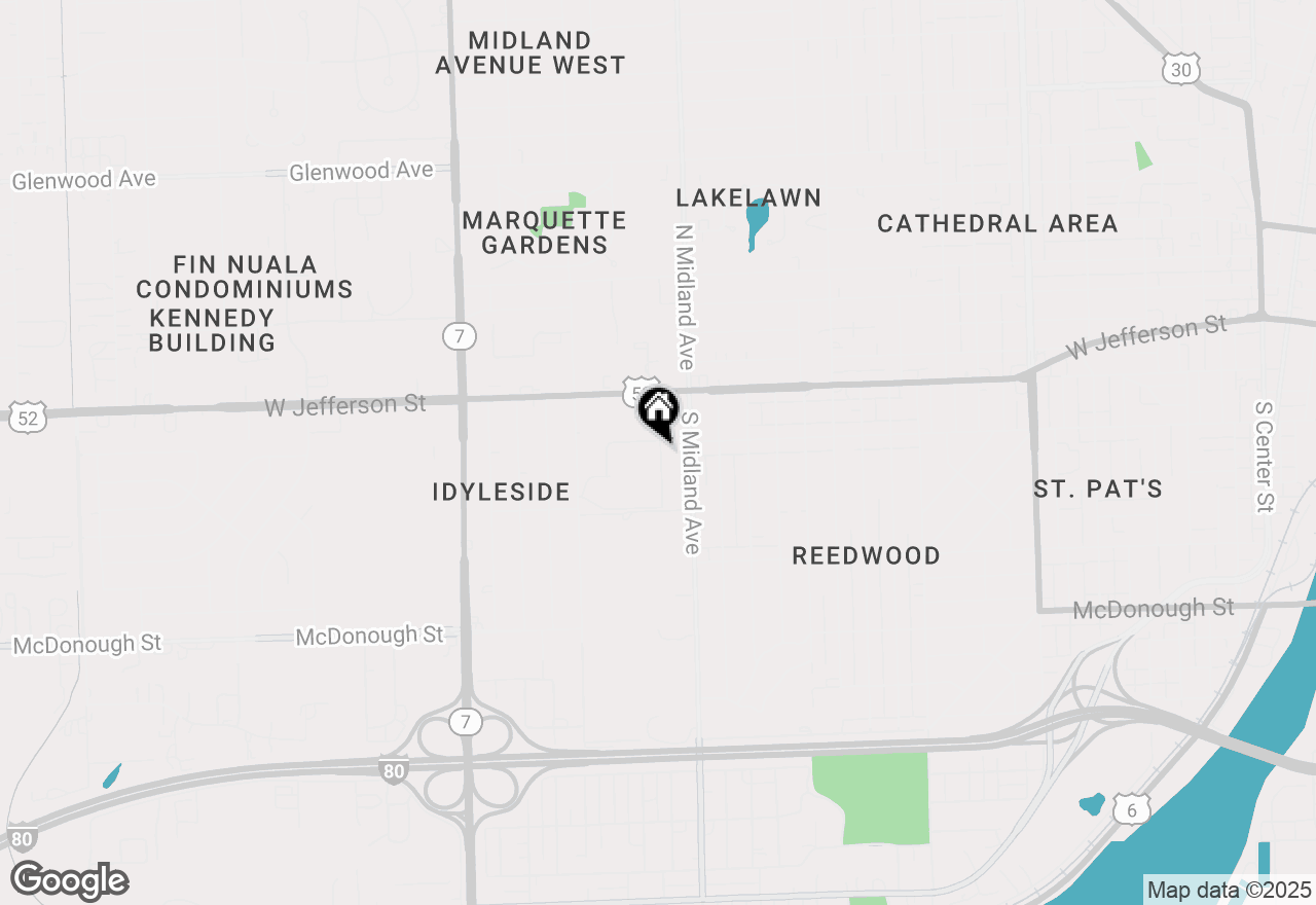 Map of 1504 Woodbridge Road #3B, Joliet, IL 60436