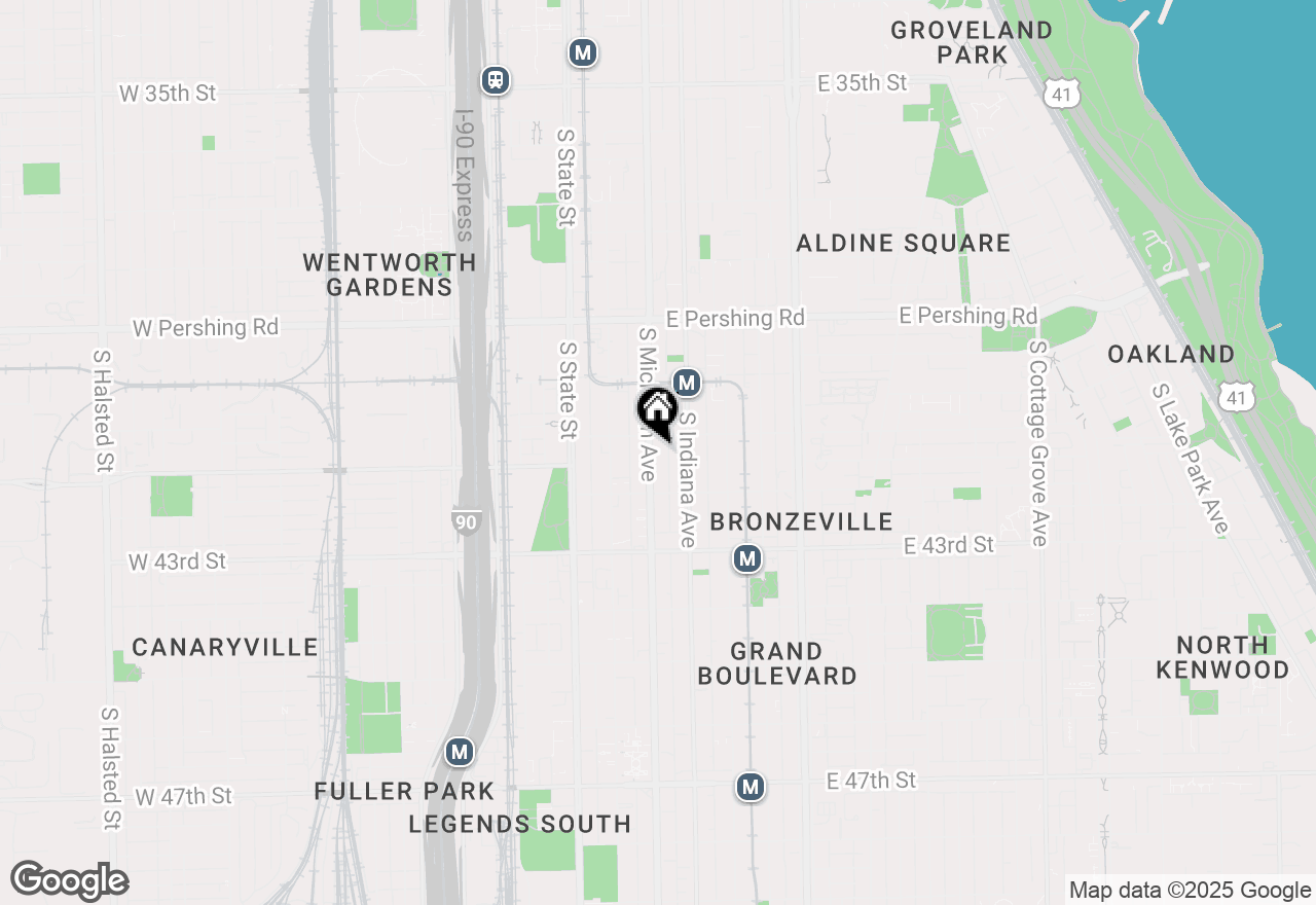 Map of 4117 S Michigan Avenue #GS, Chicago, IL 60653