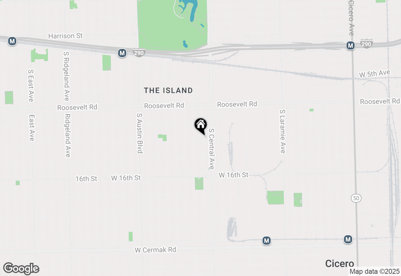 Map of 1342 56 Court, Cicero, IL 60804