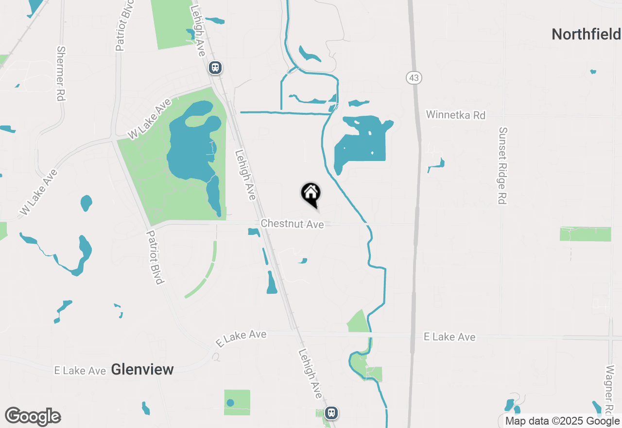 Map of 2000 Chestnut Avenue #310, Glenview, IL 60025