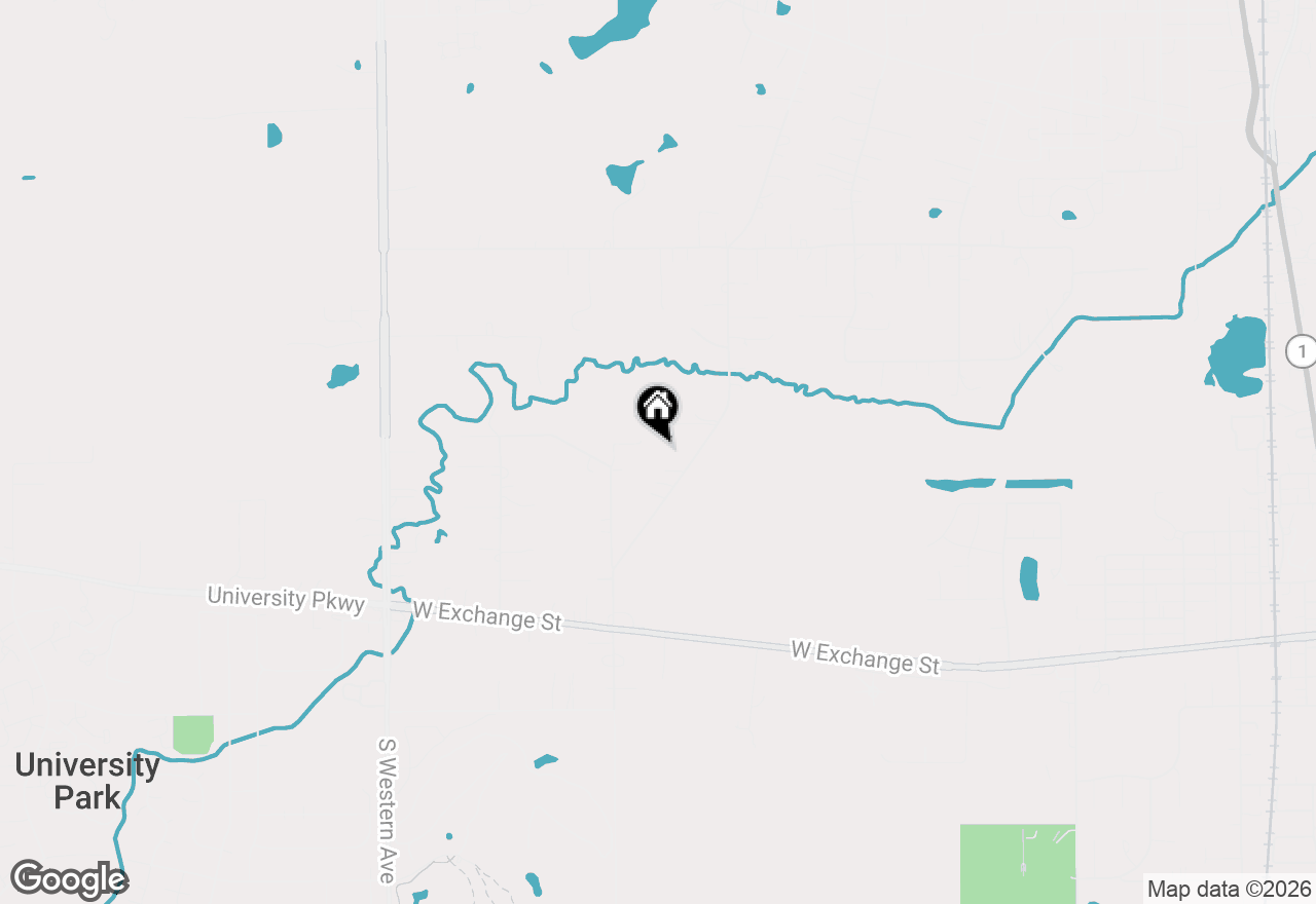 Map of 24232 S Kings Road, Crete, IL 60417