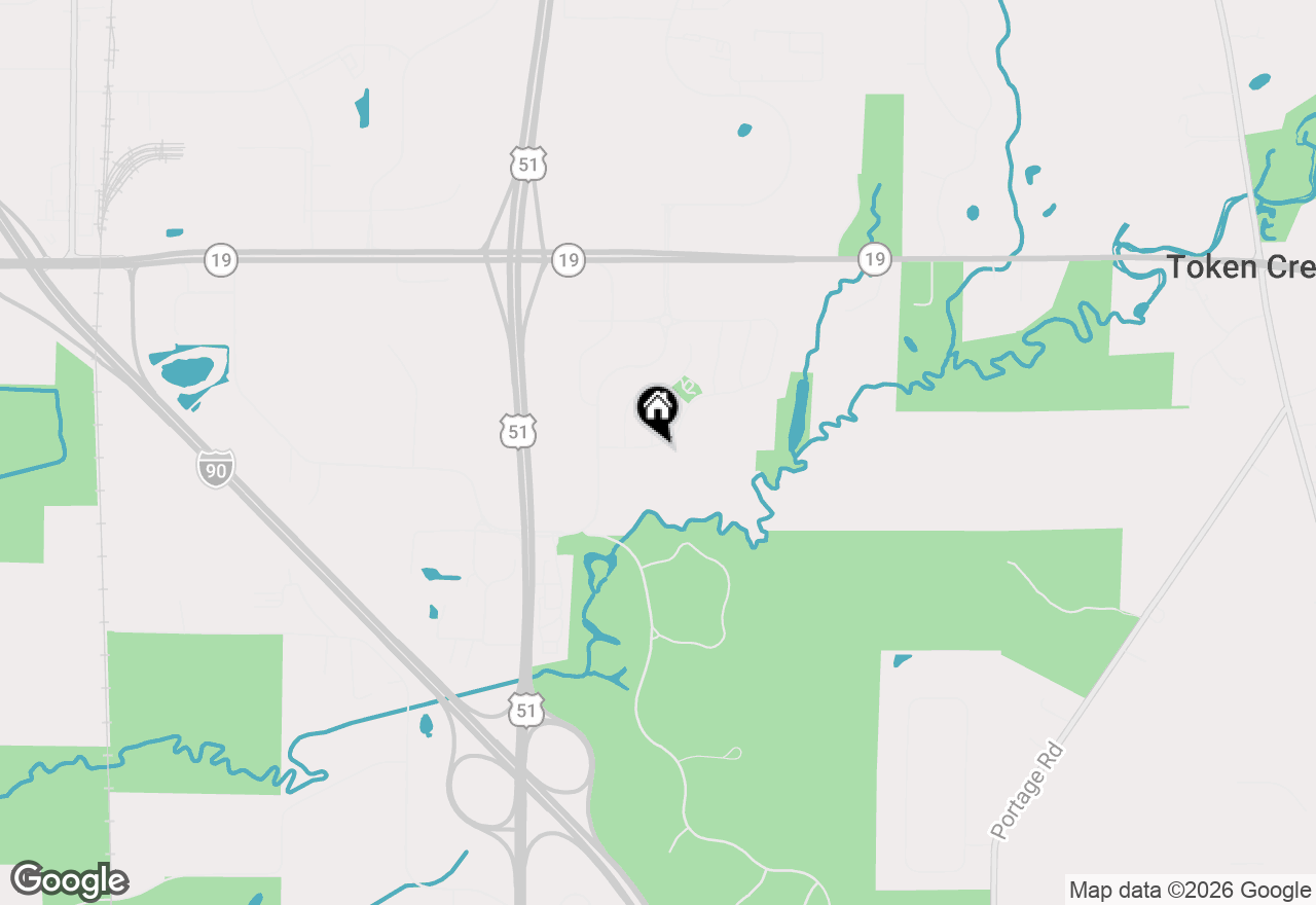 Map of 4173 Hanover Drive, Deforest, WI 53532