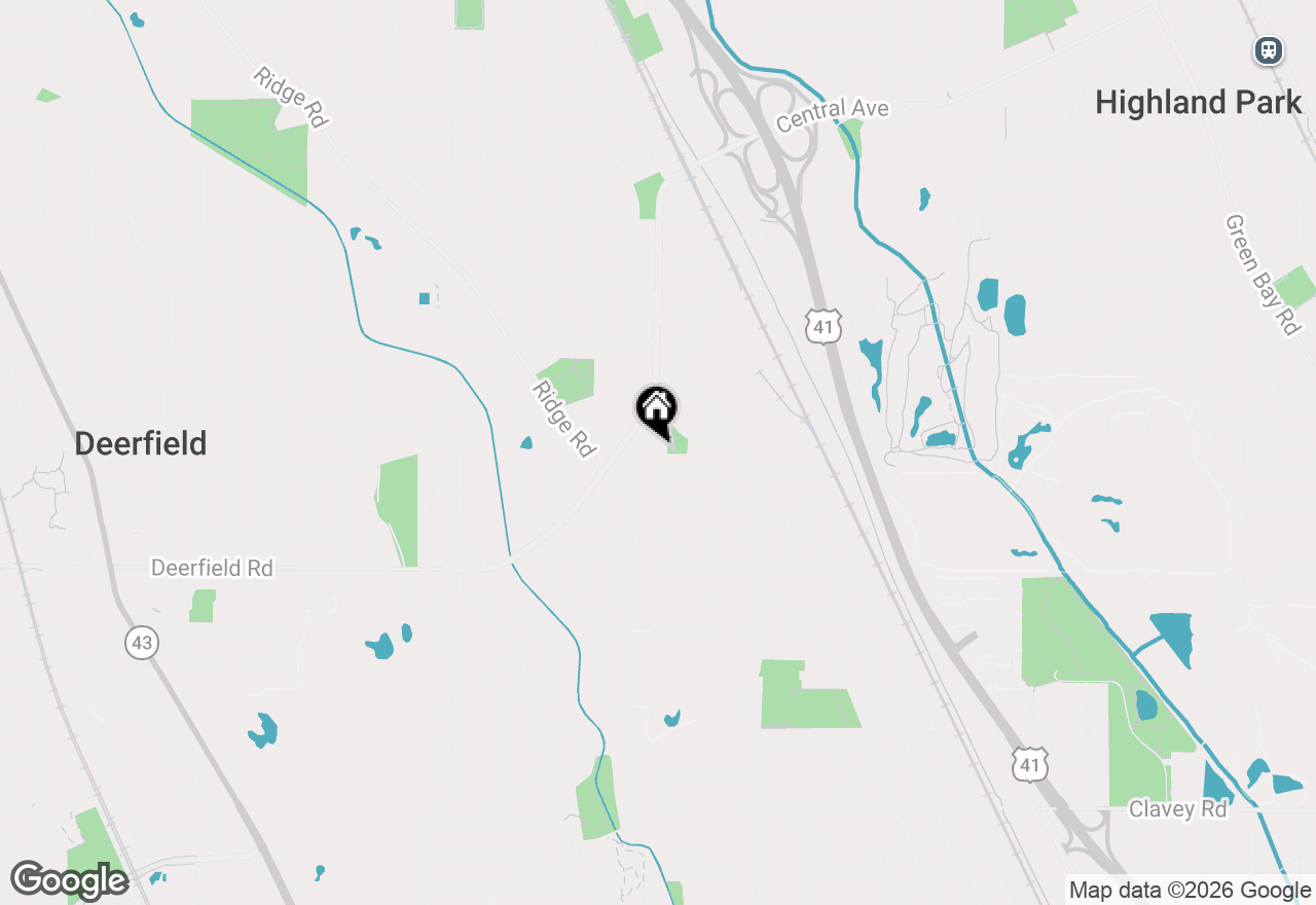 Map of 1804 Winthrop Road, Highland Park, IL 60035