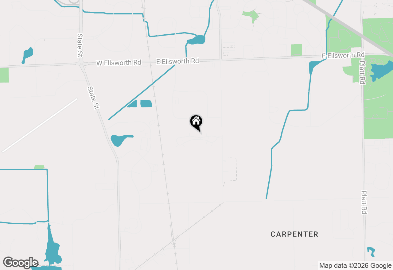 Map of 1569 Addington Lane, Ann Arbor, MI 48108