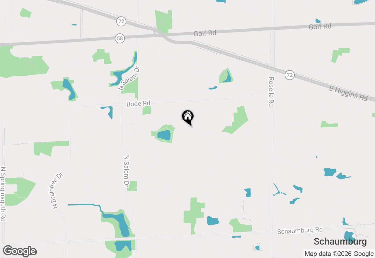 Map of 520 Glendale Lane, Hoffman Estates, IL 60169