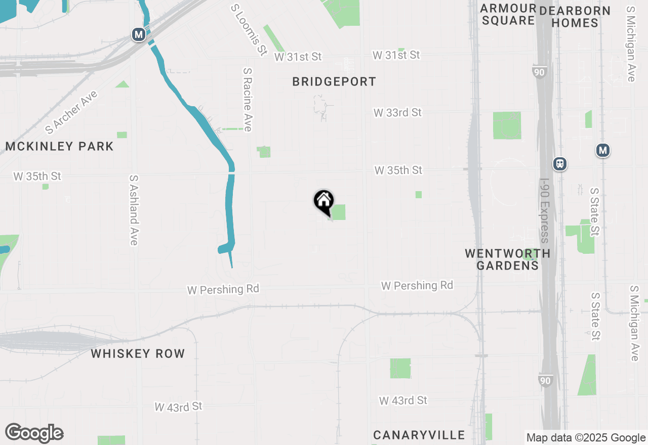 Map of 3700 S Sangamon Street, Chicago, IL 60609