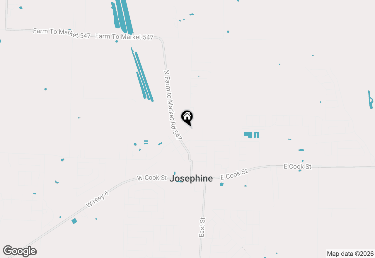 Map of 201 E Hubbard Street, Josephine, TX 75173