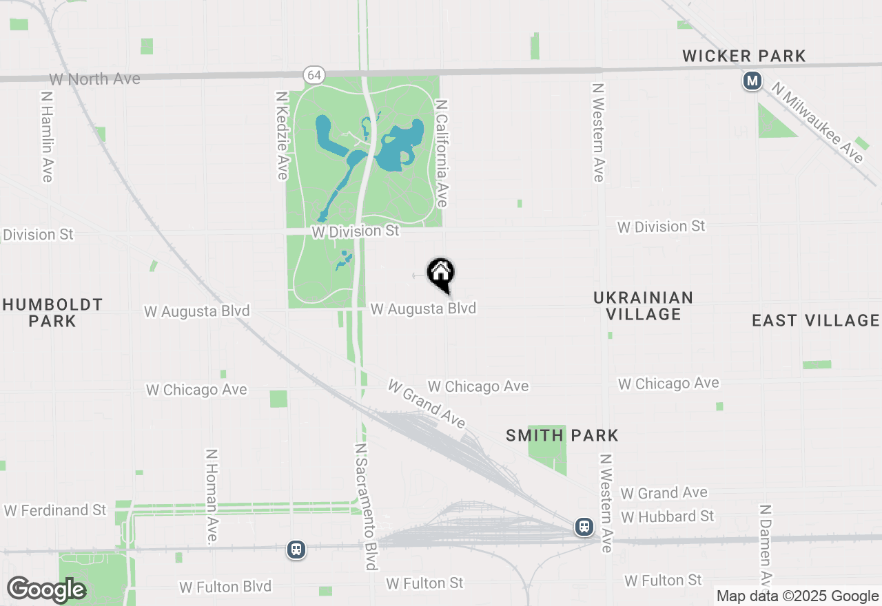 Map of 1004 N California Avenue, Chicago, IL 60622