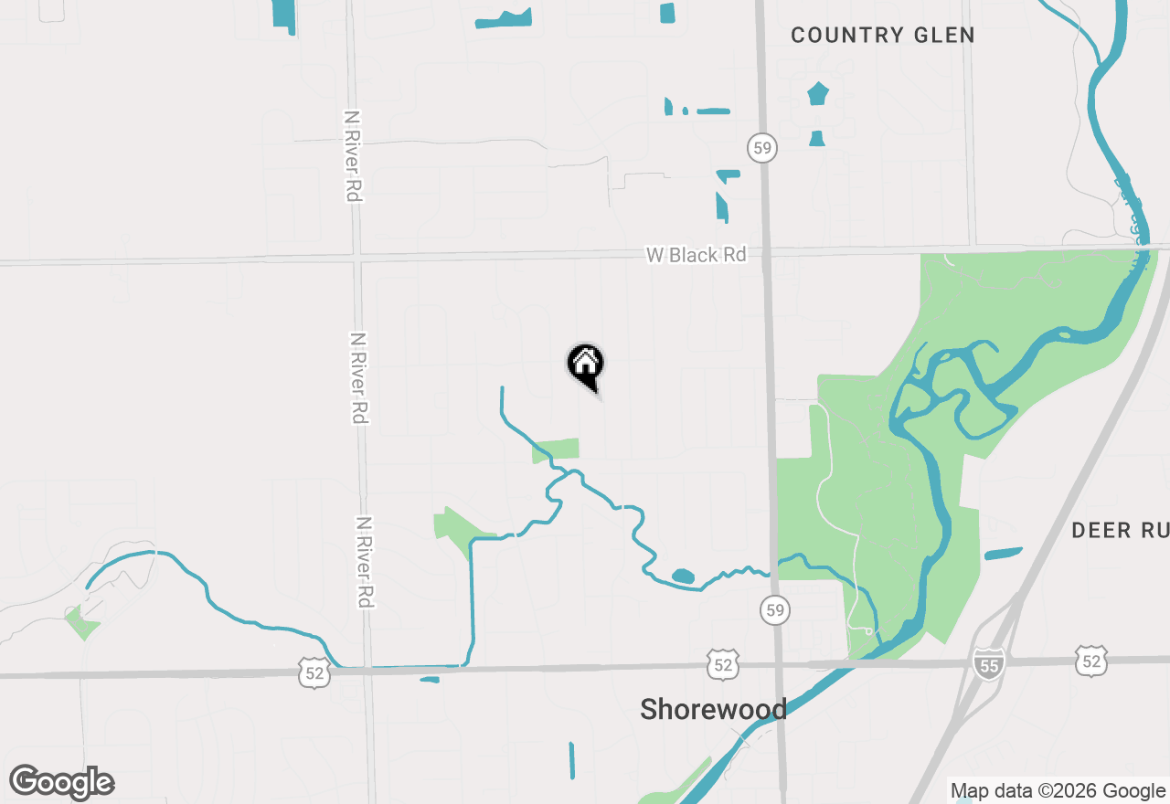 Map of 516 Ca Crest Drive, Shorewood, IL 60404