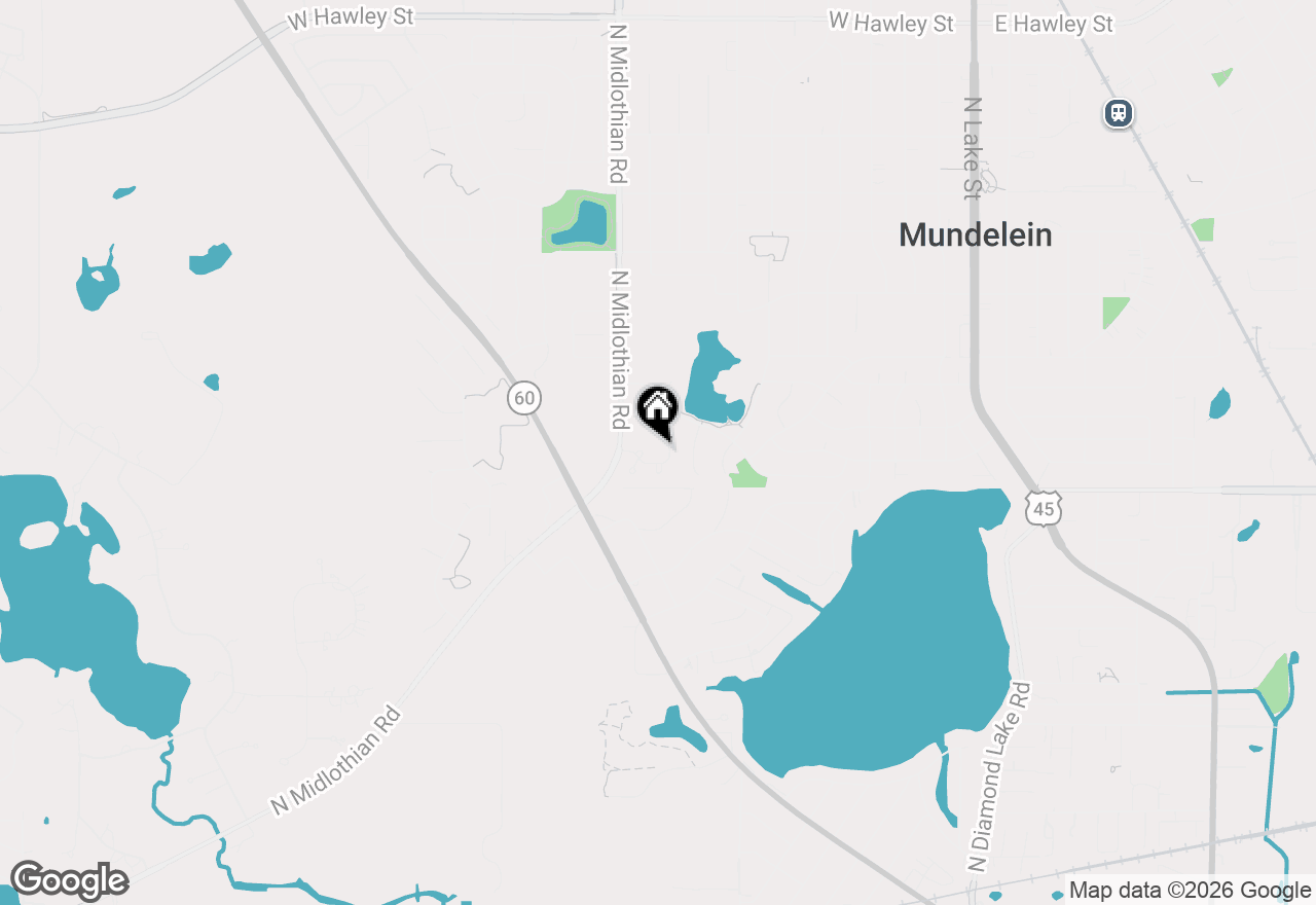 Map of 490 Beckett Crossing Drive, Mundelein, IL 60060