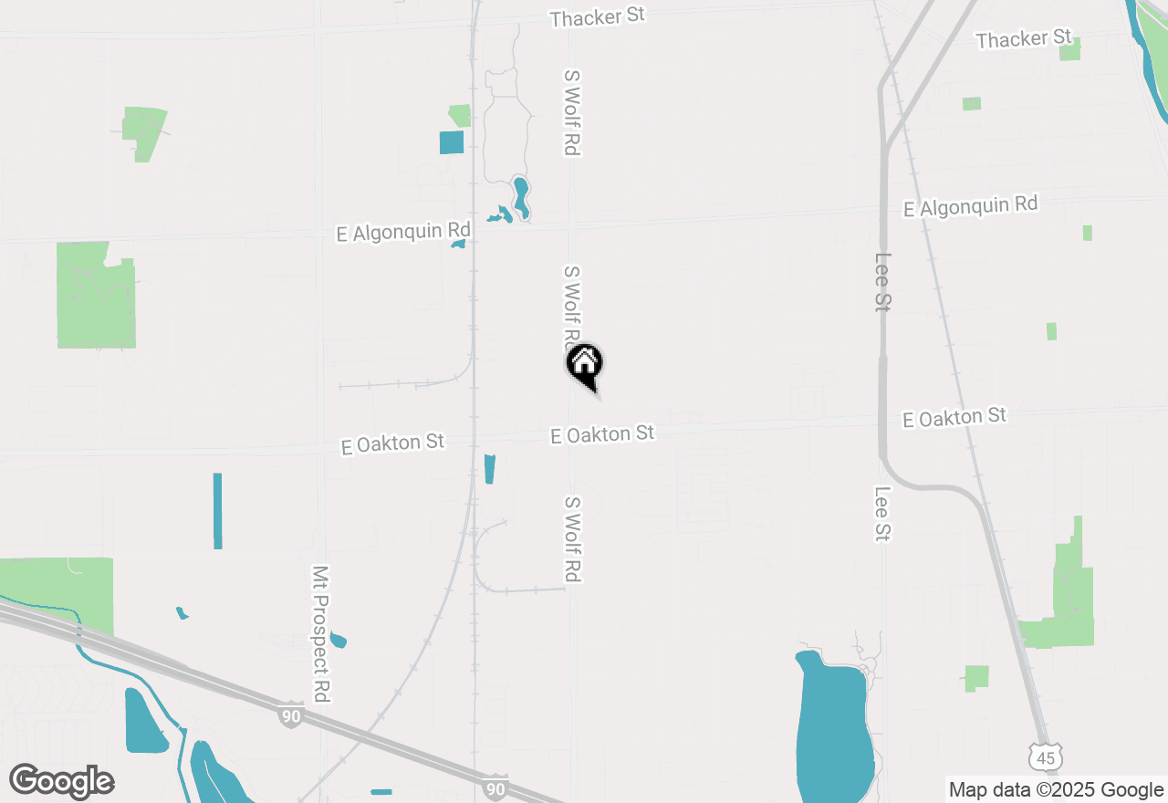 Map of 1525 S Wolf Road, Des Plaines, IL 60018