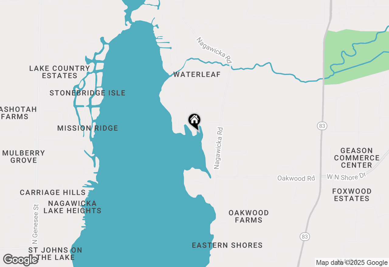 Map of 2705 Ridley Rd, Hartland, WI 53029