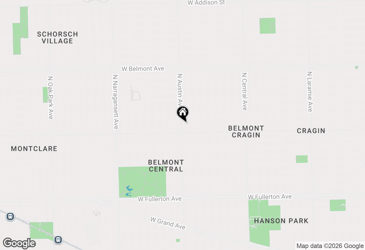 Map of 2831 N Austin Avenue, Chicago, IL 60634