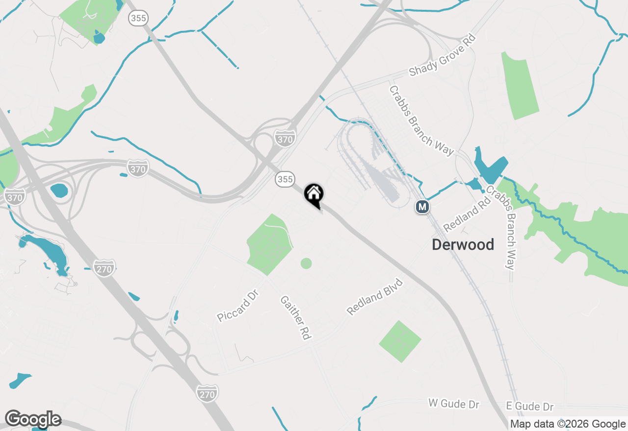 Map of 2014 Henson Norris Street, Rockville, MD 20850