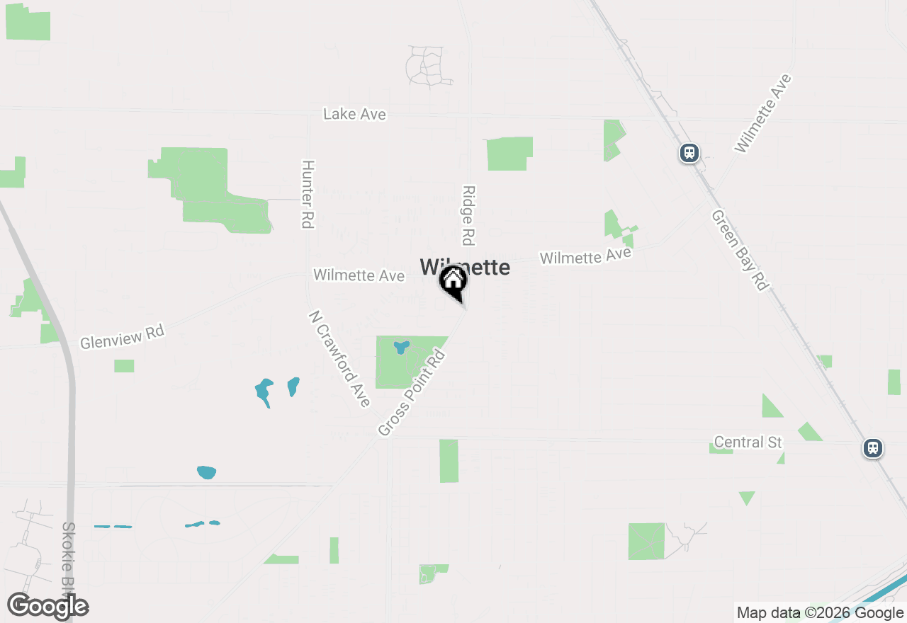 Map of 235 Ridge Road #4J, Wilmette, IL 60091