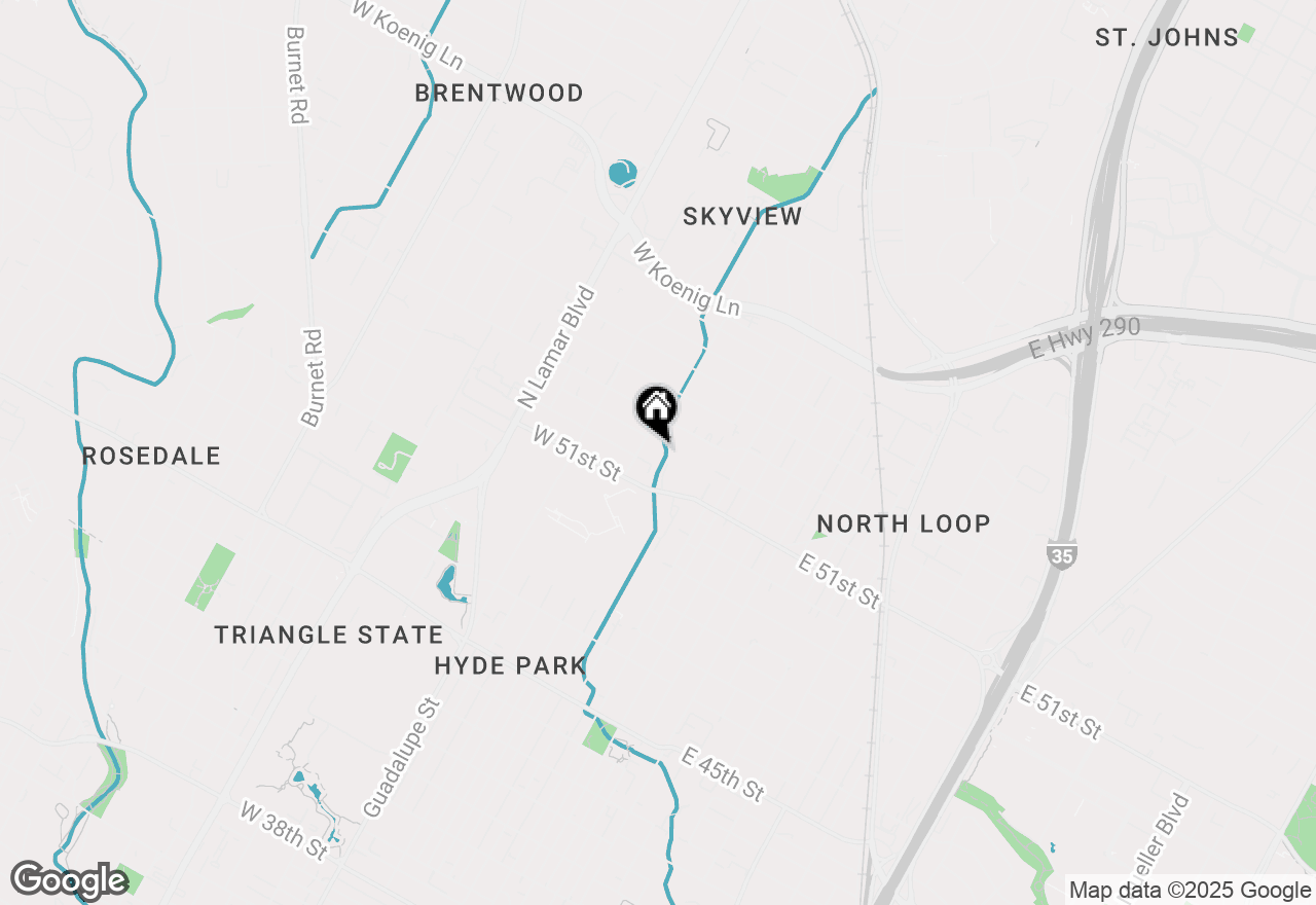 Map of 5207 Leralynn St, Austin, TX 78751