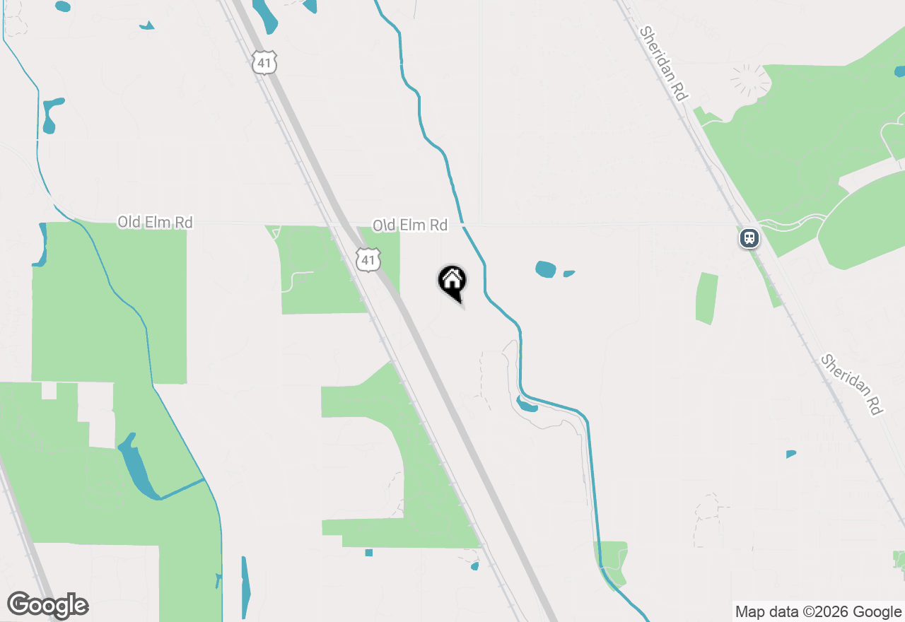 Map of 3393 Old Mill Road N, Highland Park, IL 60035