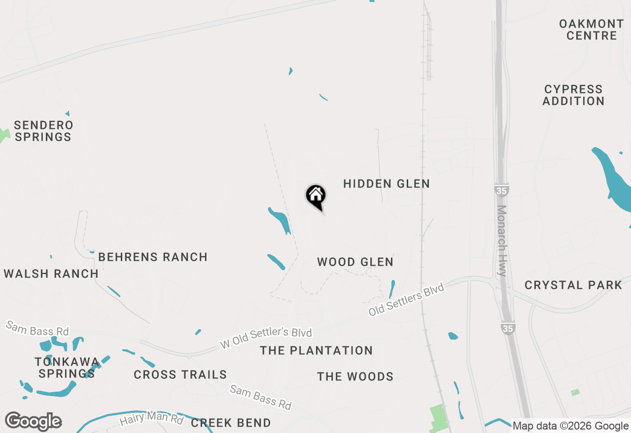 Map of 2602 Whitehurst Dr, Round Rock, TX 78681