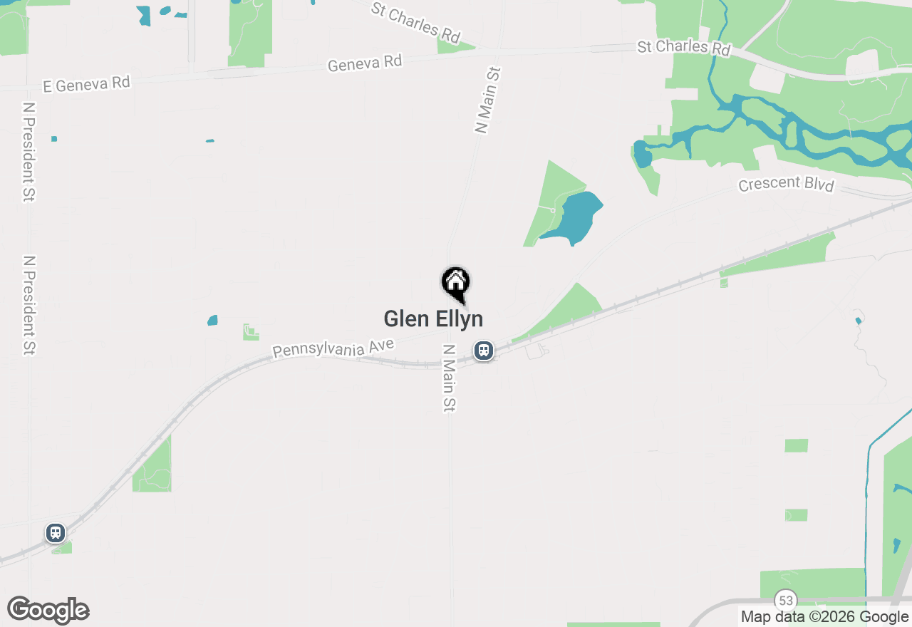 Map of 515 N Main Street #5CS, Glen Ellyn, IL 60137