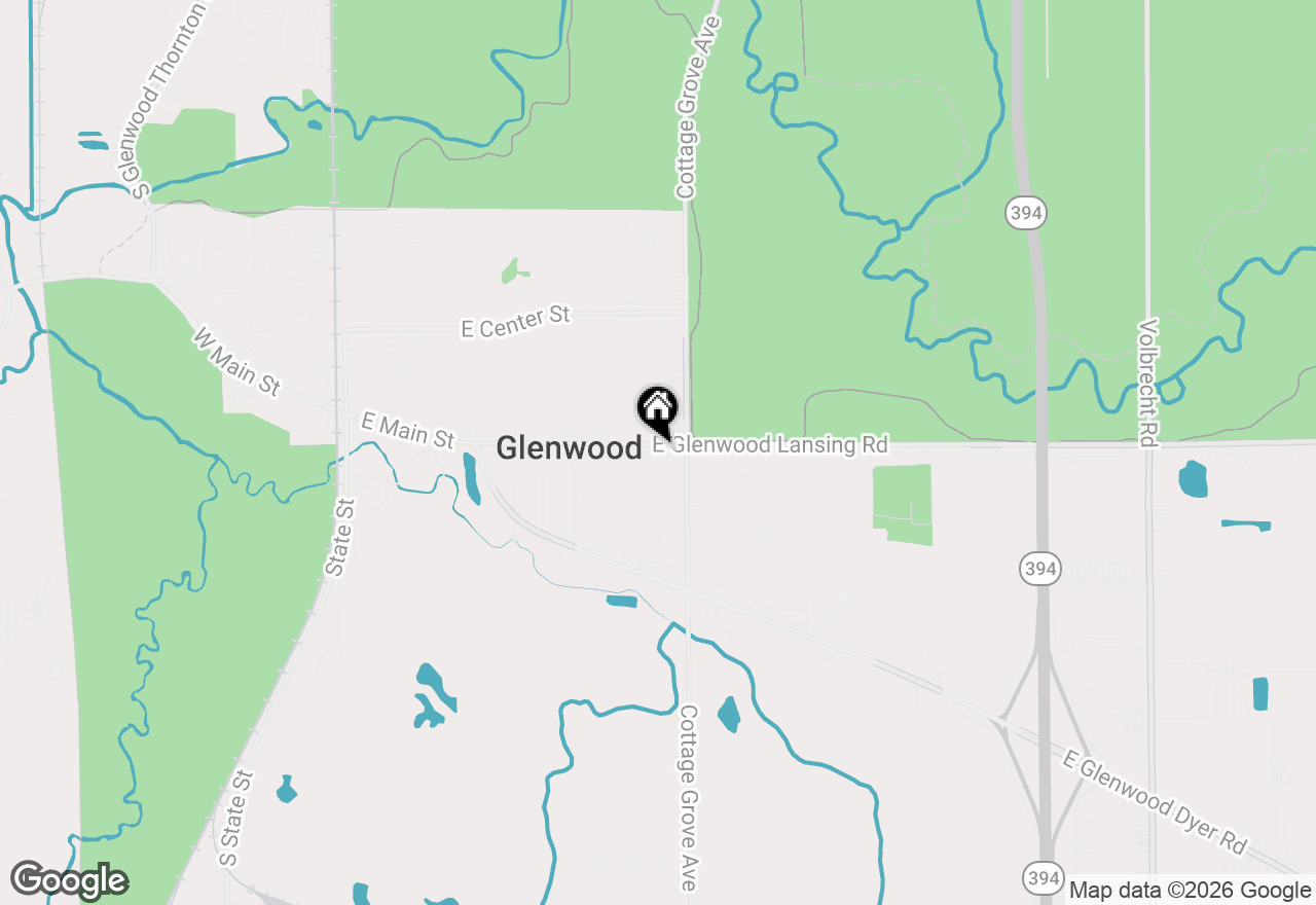 Map of 528 E 191st Place, Glenwood, IL 60425