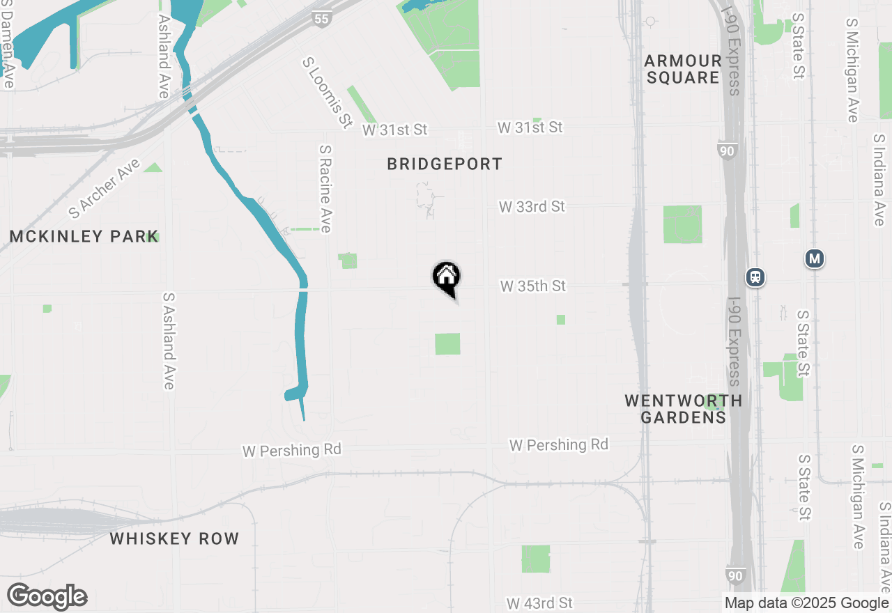 Map of 918 W 35th Place, Chicago, IL 60609