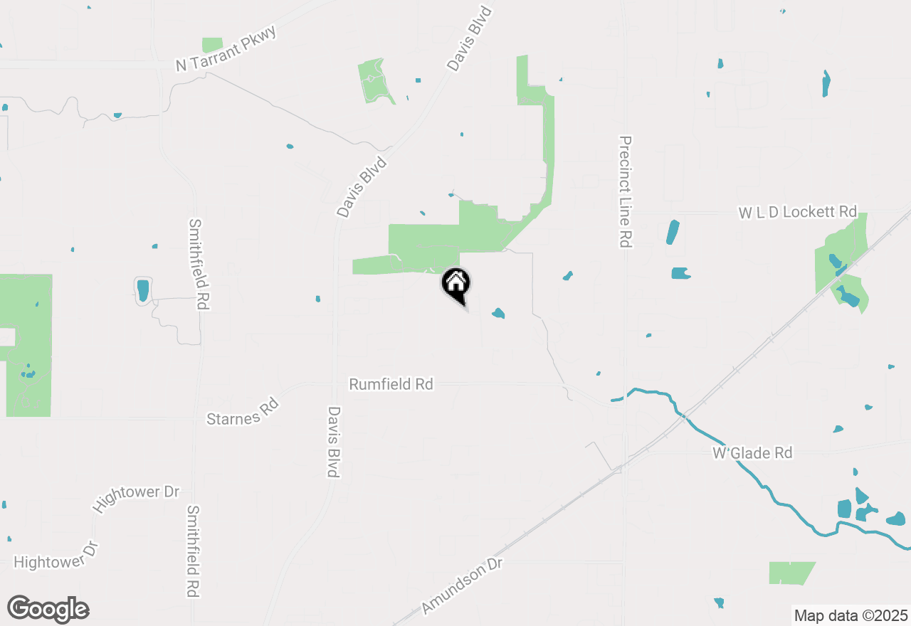 Map of 7632 Perkins Drive, North Richland Hills, TX 76182