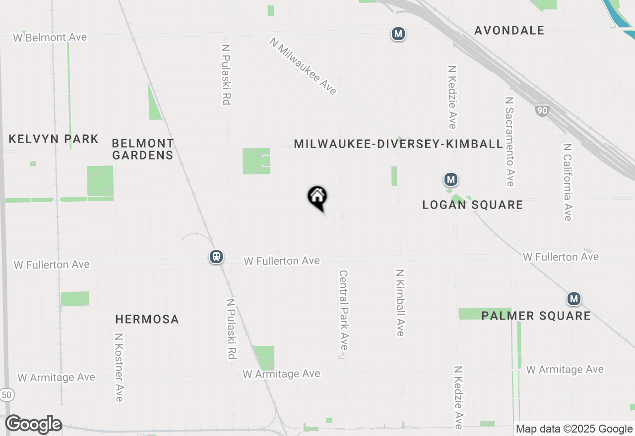 Map of 2529 N Lawndale Avenue, Chicago, IL 60647