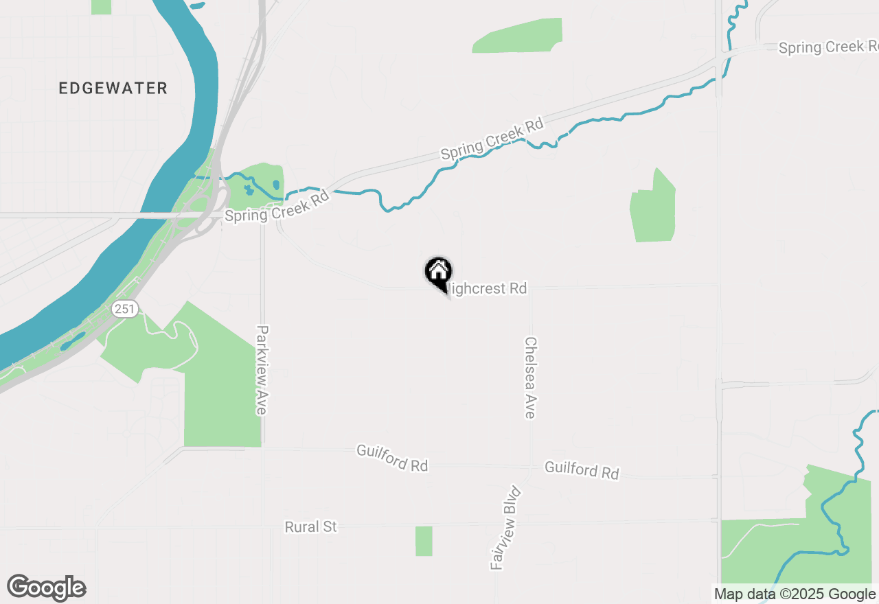 Map of 1618 Winthrop Lane, Rockford, IL 61107