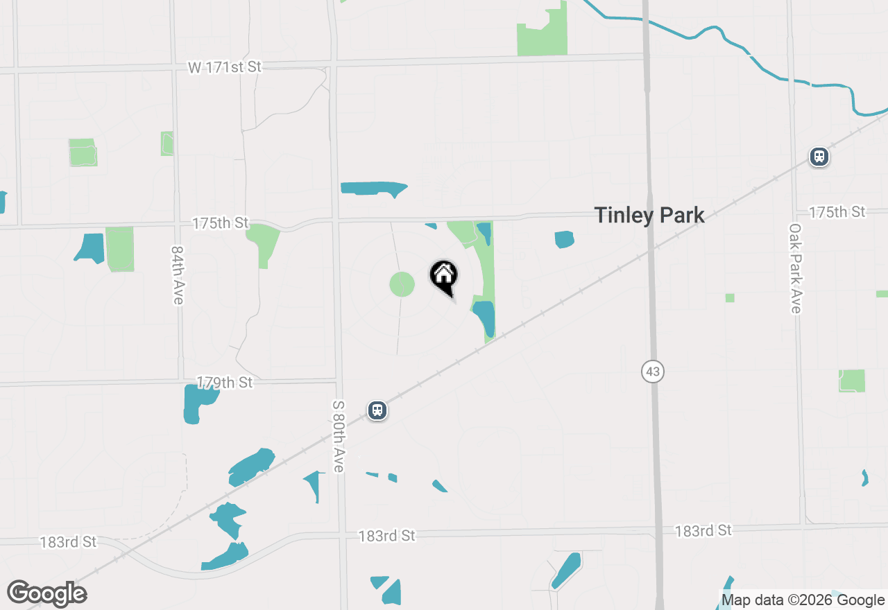 Map of 7758 Marquette Drive S, Tinley Park, IL 60477