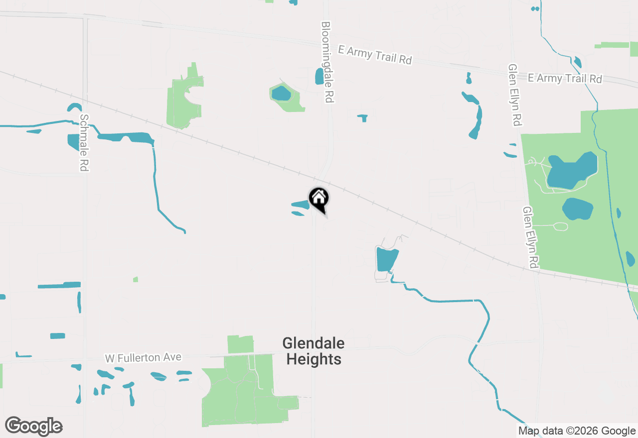 Map of 210 Balmoral Court, Glendale Heights, IL 60139