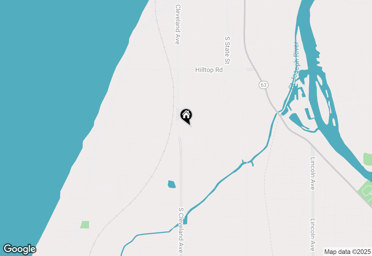 Map of 2506 Dover Lane, St Joseph, MI 49085