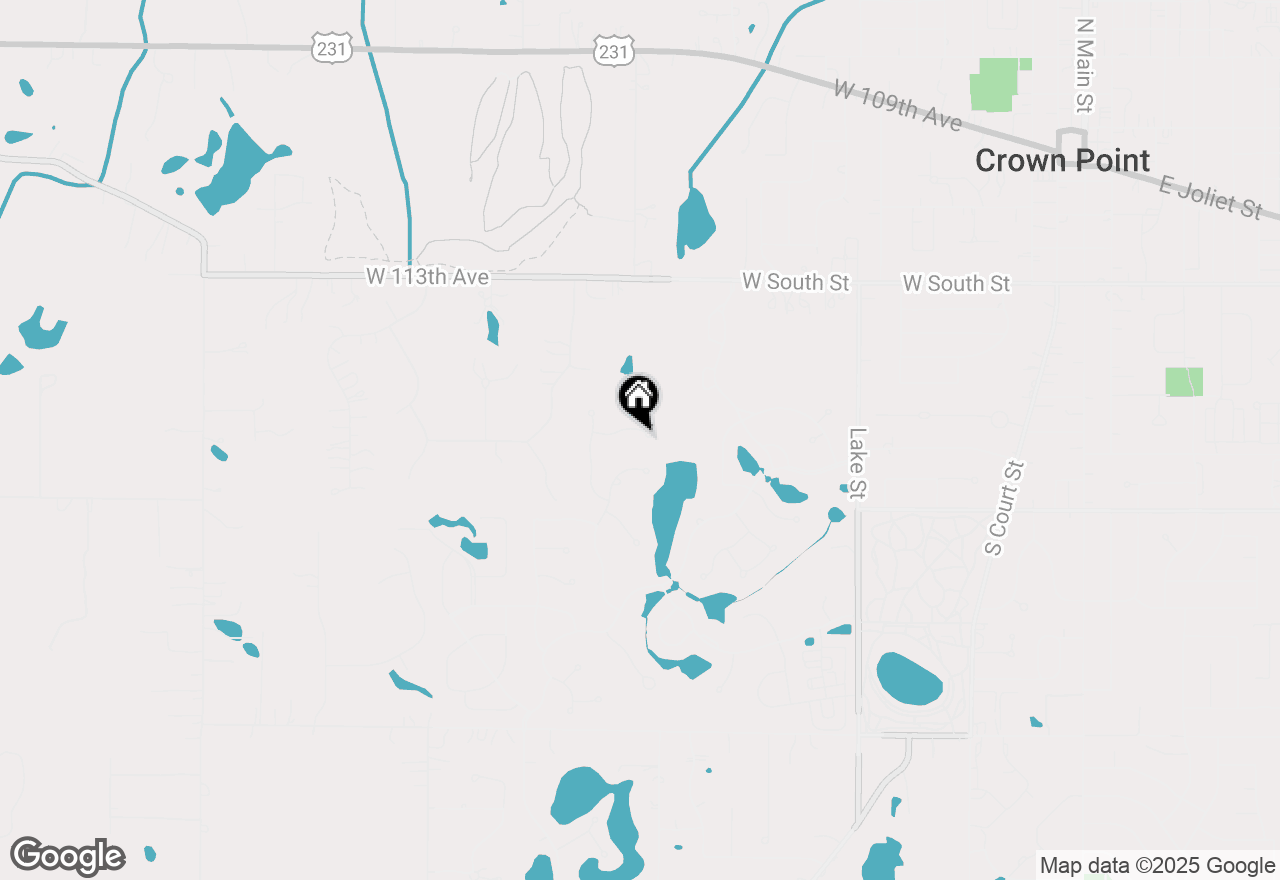 Map of 660 Eleanor Rose Court, Crown Point, IN 46307