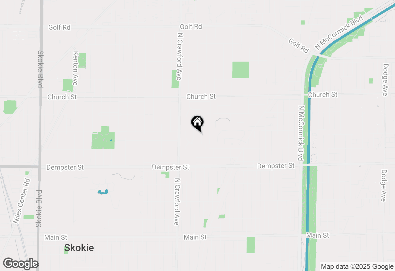 Map of 8939 Sleeping Bear, Skokie, IL 60076