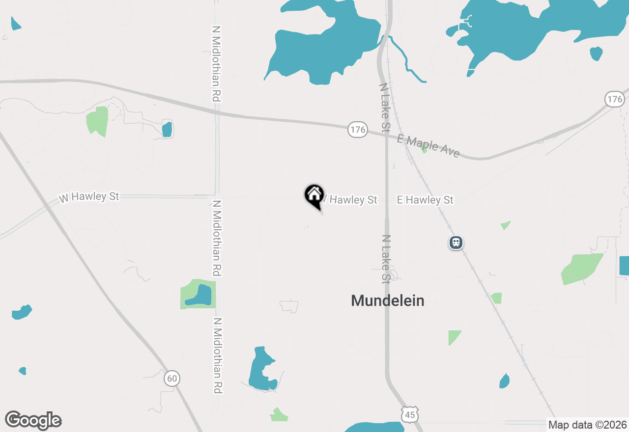 Map of 325 N Emerald Avenue, Mundelein, IL 60060