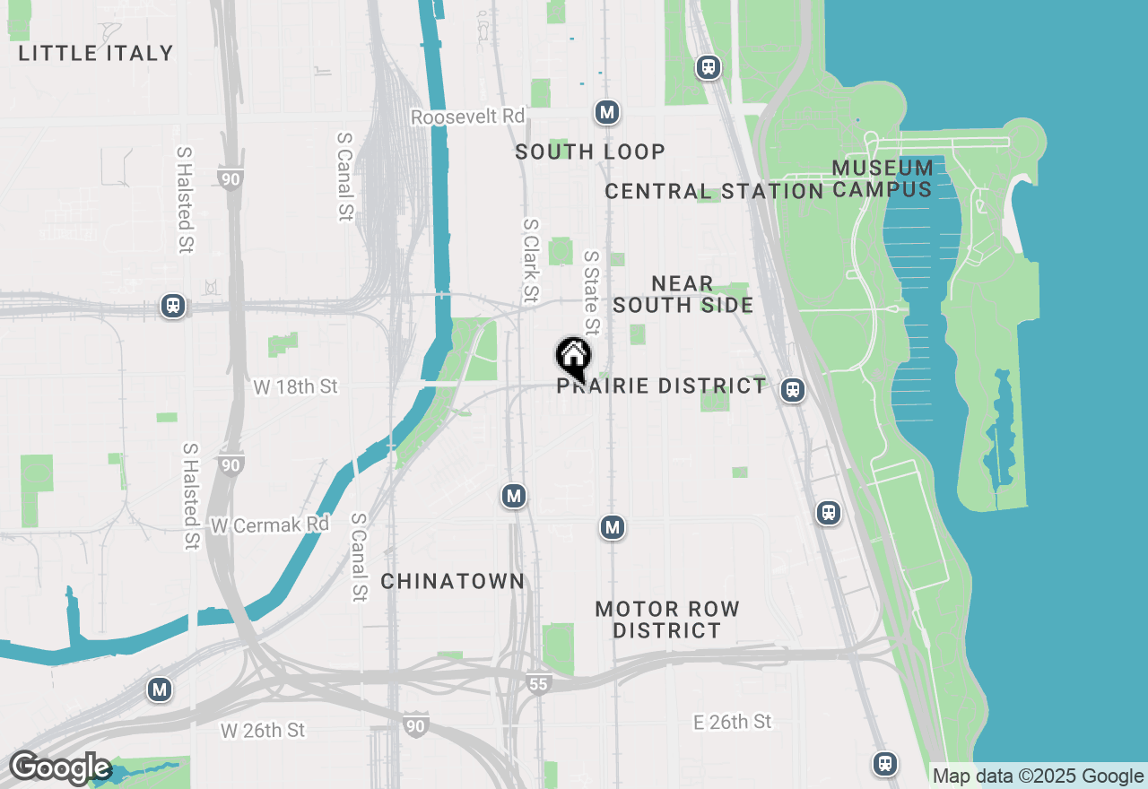 Map of 1812 S Dearborn Street #3, Chicago, IL 60616