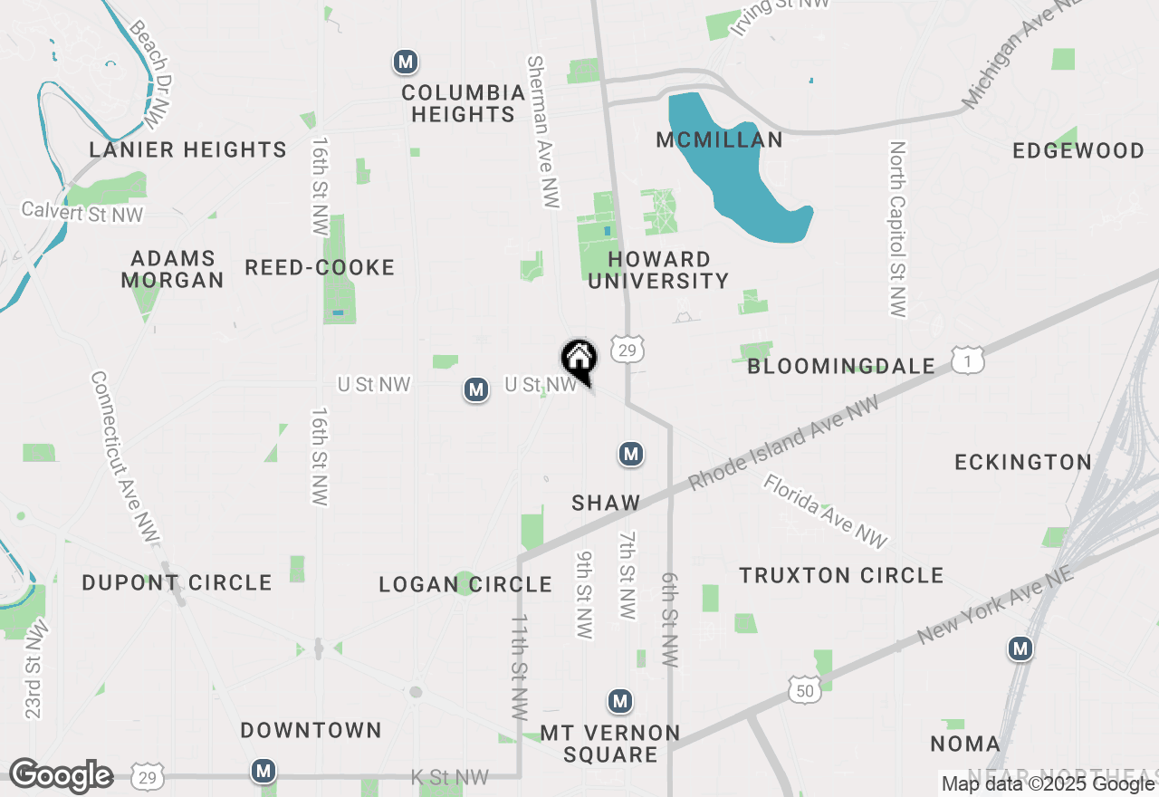 Map of 1932 9th Street Nw #R302, Washington, DC 20001