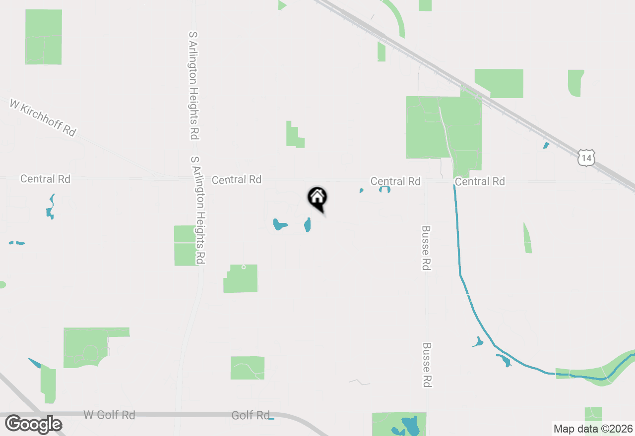 Map of 22 Audrey Lane, Mount Prospect, IL 60056