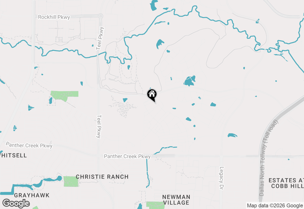 Map of 3371 Betony Street, Frisco, TX 75035