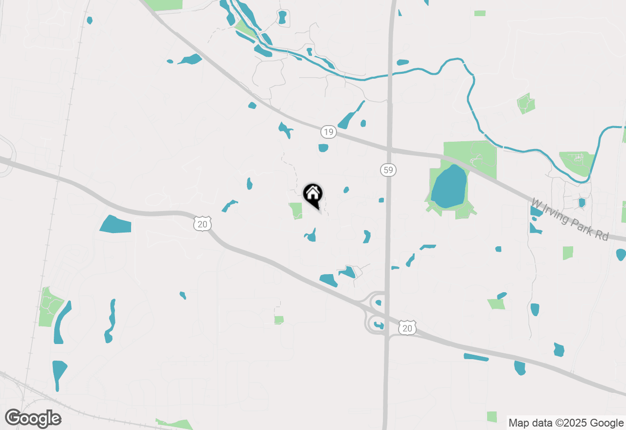 Map of 1421 Yellowstone Drive, Streamwood, IL 60107