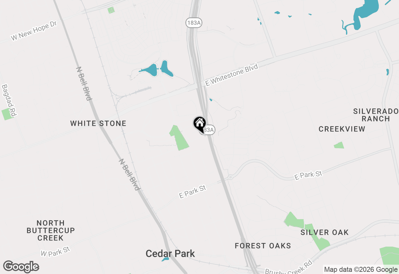 Map of 722 Settlement St, Cedar Park, TX 78613