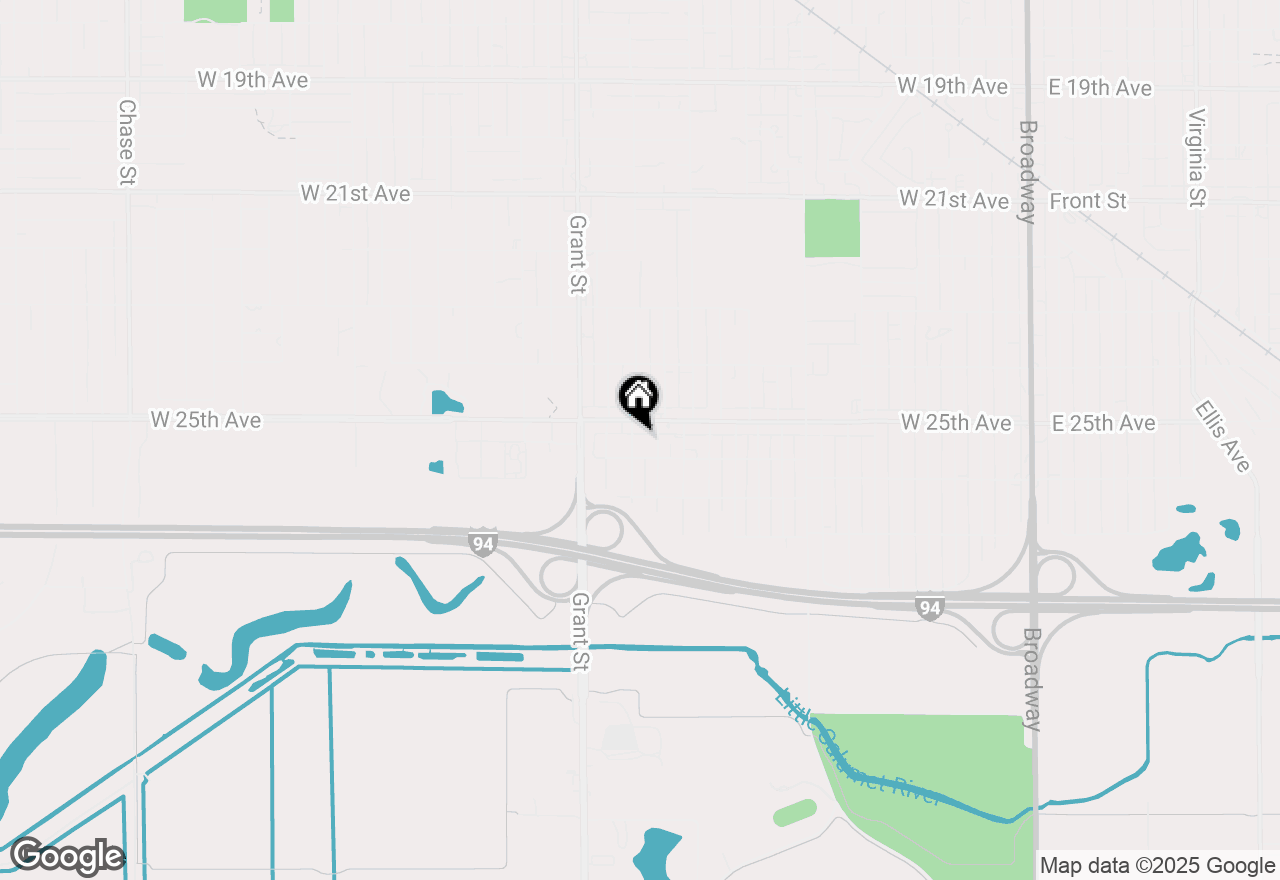 Map of 2529 Lincoln Street, Gary, IN 46407