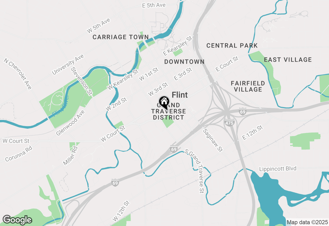 Map of 928 Church Road, Flint, MI 48502