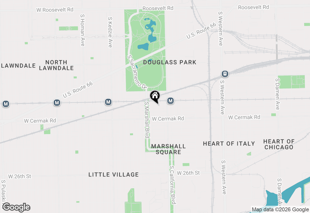 Map of 2855 W 21st Street, Chicago, IL 60623