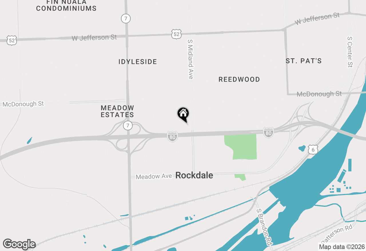 Map of 1467 Midland Court #3, Joliet, IL 60436
